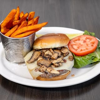 Mushroom Swiss Burger