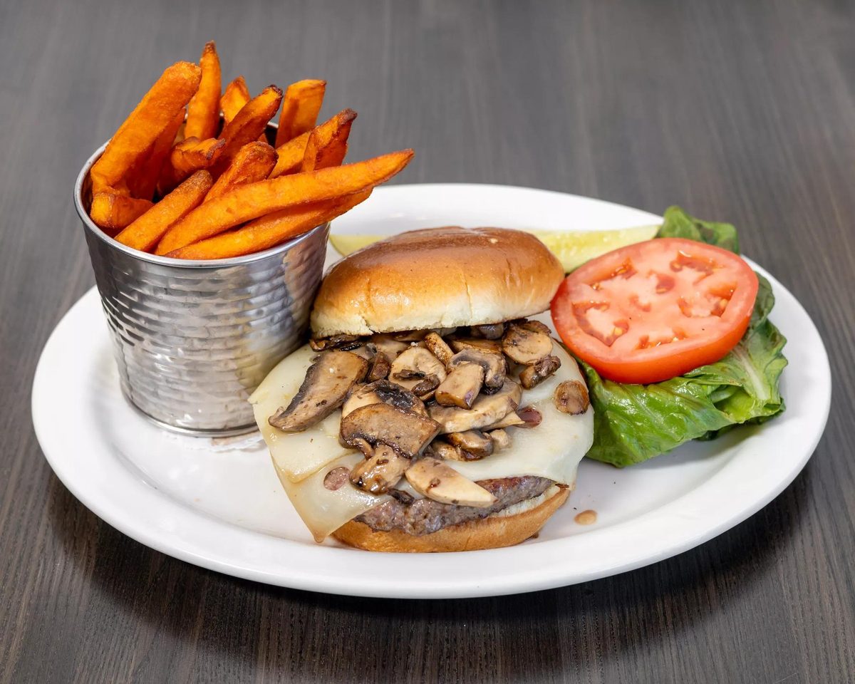 Mushroom Swiss Burger